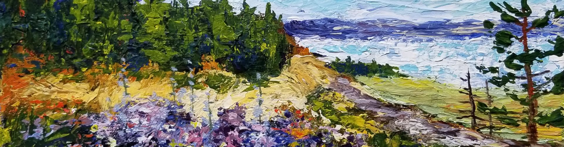 Flower Medley painting by Linda Lovisa