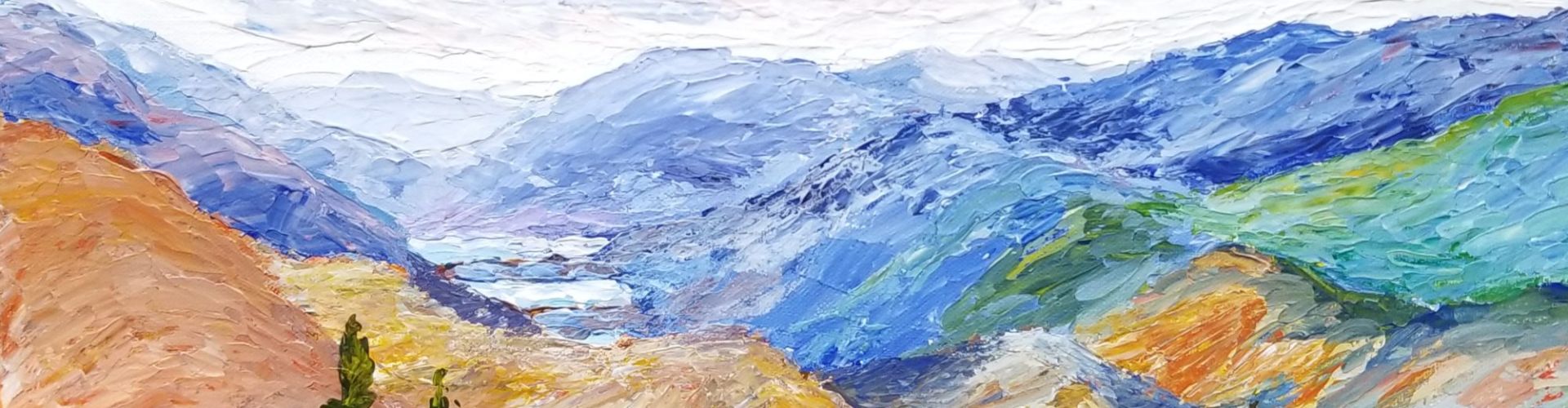 Valley View painting by Linda Lovisa