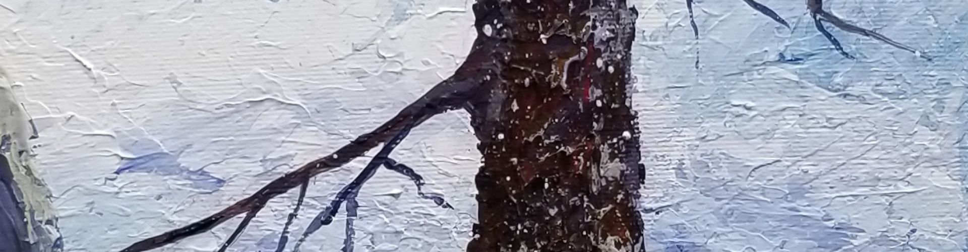 First Snow painting by Linda Lovisa