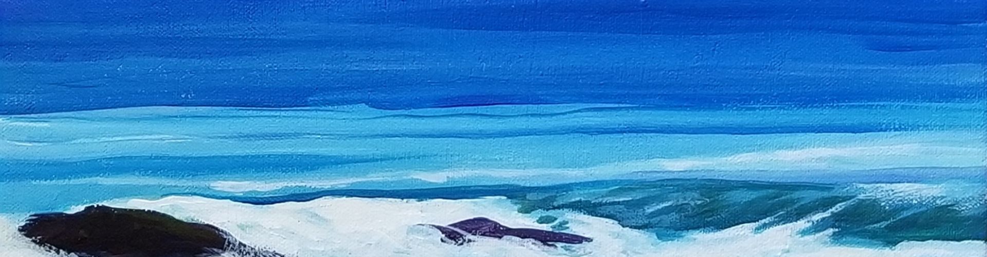 A Pacific Day painting by Linda Lovisa