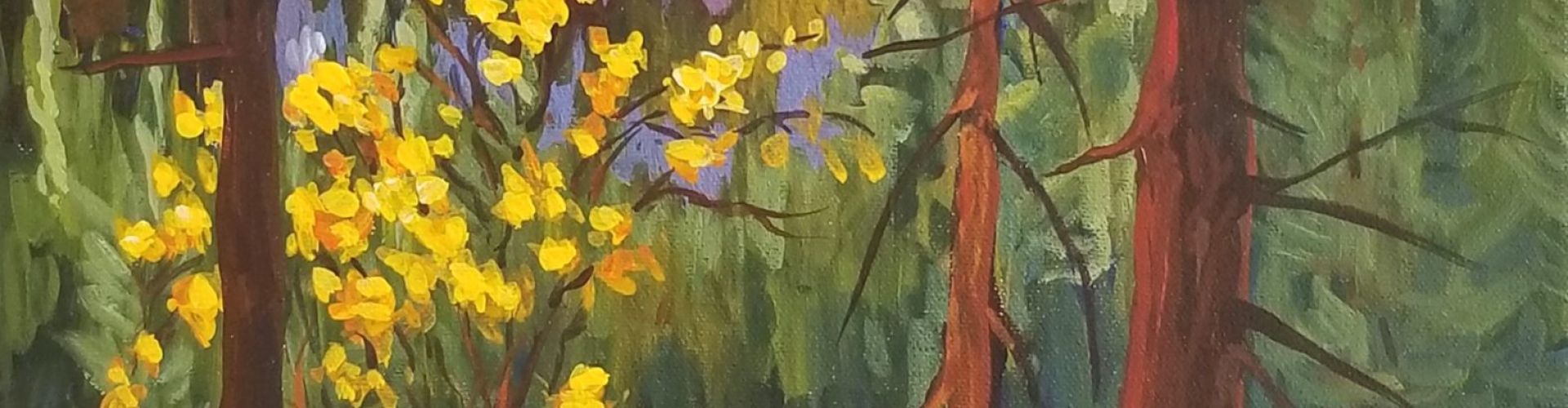 High Rim Trail painting by Linda Lovisa