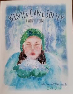 Winter Came Softly illustrated poem cover page